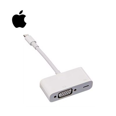 ADAPTADOR APPLE LIGHTNING A VGA HEMBRA FULL HD 1080P PARA iPAD iPHONE