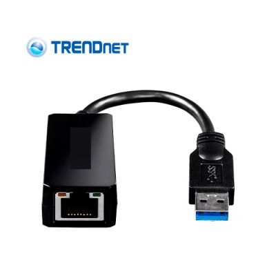 ADAPTADOR DE RED TRENDNET TU3-ETG USB 3.0 A LAN RJ45 GIGABIT PARA PC/LAPTOP