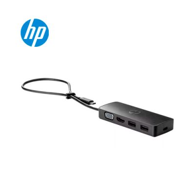 ADAPTADOR HP 7PJ38AA USB-C A MULTIPUERTO VGA + HDMI + 2XUSB + USB-C