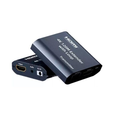 ADAPTADOR KIT EXTENSION ACTIVO HDMI HDMATTERS CON CABLE UTP HASTA 60mts.