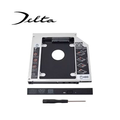 ADAPTADOR ÓPTICO DVD-W DE LAPTOP PARA DISCO DURO HDD / SSD SATA 2.5″ 9.5mm