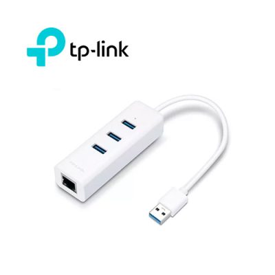 ADAPTADOR USB 3.0 A LAN GIGABIT RJ-45 TP-LINK UE330 10/100/100 MBPS + HUB 3 PUERTOS USB 3.0