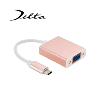 CABLE ADAPTADOR DELTA USB-C A VGA HEMBRA