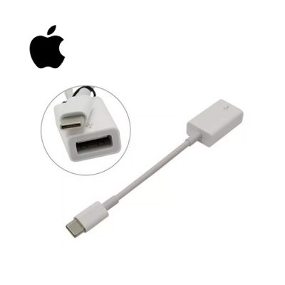 CABLE ADAPTADOR MAC APPLE MJ1M2AM/A A1632 USB TIPO-C 3.1 A USB 2.0 HEMBRA