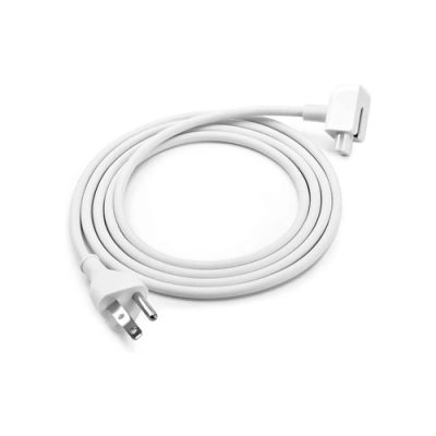 CABLE DE PODER PARA CARGADOR DE MAC APPLE DE 1.8 MTS. 22AWG BLANCO