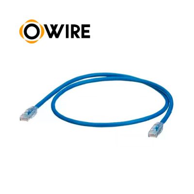 CABLE DE RED UTP OWIRE PATCH CORD AZUL CAT6 1mts.