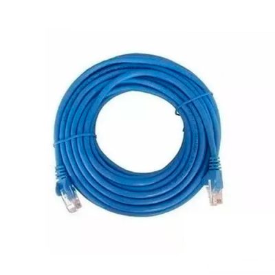 CABLE DE RED UTP PATCH CORD AMPXL CAT6 CERTIFICADO 5 METROS 24 AWG (AZUL-BLANCO)