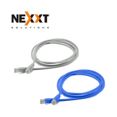 CABLE DE RED UTP PATCH CORD NEXXT CAT5E CERTIFICADO 3 PIES