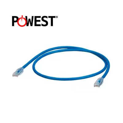 CABLE DE RED UTP PATCH CORD POWEST NPC63A-0603 CAT6 CERTIFICADO 3 PIES