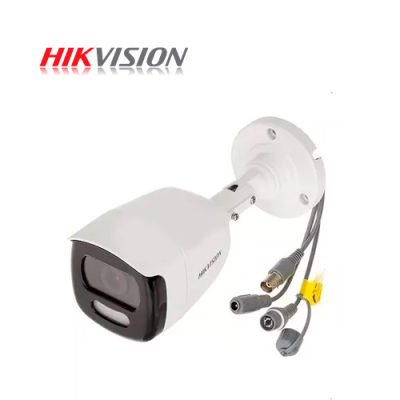 CAMARA DE VIGILANCIA TURBO HD BALA HIKVISION DS-2CE10DF0T-F 2MP 1080P 2.8mm IP67 DIA Y NOCHE COLORVU