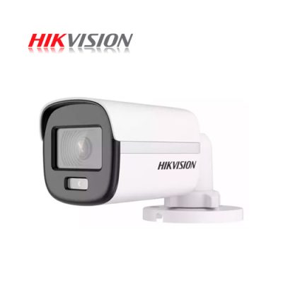 CAMARA DE VIGILANCIA TURBO HD BALA HIKVISION DS-2CE10KF0T-FS 5MP 1080P 2.8mm IP67 DIA Y NOCHE COLORVU