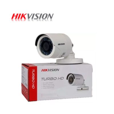 CAMARA DE VIGILANCIA TURBO HD BALA HIKVISION DS-2CE16D0T-IRF 2MP 10800P 2.8mm IP66 DIA Y NOCHE METALICA