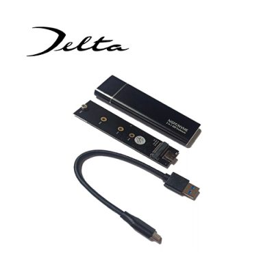 CASE DELTA PARA DISCO SSD M.2 SATA / NVME PCI-E PUERTO USB 3.1