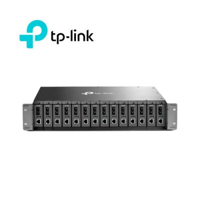 CHASIS PARA CONVERTIDORES DE MEDIO TP-LINK TL-MC1400, 14 SLOT, 5V, RACK