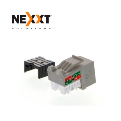 CONECTOR KEYSTONE JACK CAT6 RJ-45 HEMBRA NEXXT GRIS