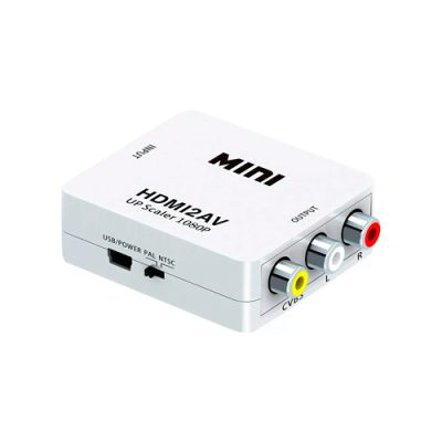 CONVERTIDOR DE AUDIO Y VIDEO DE HDMI A 3 RCA HDMI2AV 1080P