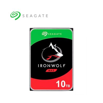 DISCO DURO SEAGATE IRON WOLF ST10000VN0008 DE 10TB PC STORAGE SATA 3.5″ RED