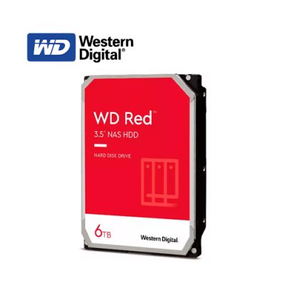 DISCO DURO WESTERN D. WD60EFPX DE 6TB PC STORAGE SATA 3.5″ RED