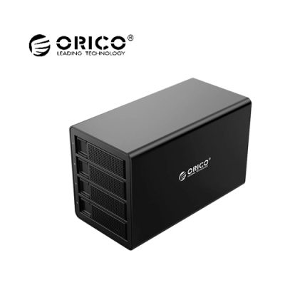 DOCKING STATION ORICO 3549RU3-US-BK-BP USB 3.0 A SATA III DE CUATRO BAHIAS 2.5/3.5″ HDD/SSD, CLONACION, RAIDE