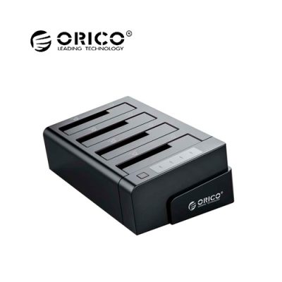 DOCKING STATION ORICO 6648US3-C USB 3.0 A SATA III DE CUATRO BAHIAS 2.5/3.5″ DUPLICADO O CLONACION DE 4XHDD/SSD