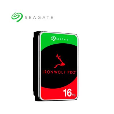 DISCO DURO SEAGATE IRONWOLF ST16000NT001 DE 16TB PC STORAGE SATA 3.5″ RED