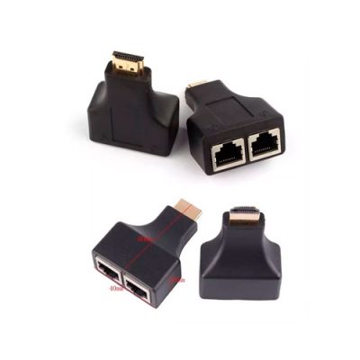 EXTENSORES HDMI HASTA 20mts MEDIANTE CABLE UTP RJ45