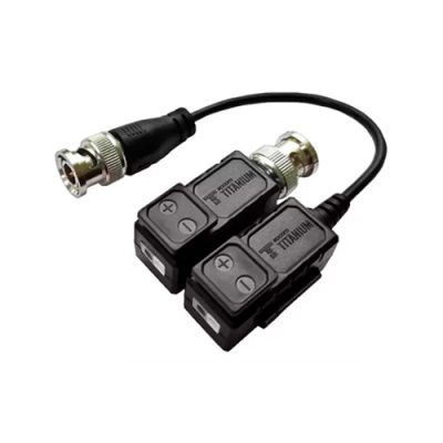 KIT BALUN EPCOM TRANSCEPTOR PASIVO CON CABLE PARA CAMARAS CCTV HASTA 5MP