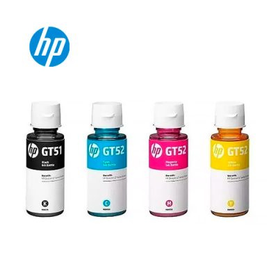 KIT DE 4 TINTAS ORIGINALES HP PARA SERIES DESKJET GT