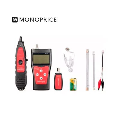 LAN TESTER MONOPRICE NF-300 GENERADOR DE TONOS,COAXIAL, RJ-45, RJ11 / 12, BNC, USB, PANTALLA LCD