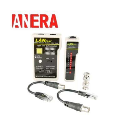 LAN TESTER PARA MULTI REDES CON PROBADOR REMOTO RJ45/RJ11/ COAXIAL