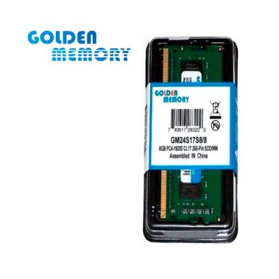 MEMORIA RAM GOLDEN GM24S17S8/8 DDR4 SO-DIMM 4GB PC4-19200 2400MHz