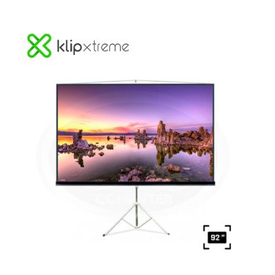 PANTALLA DE PROYECCION KLIP XTREME KPS-113 210 x 143cm 92″ 16:9 TRIPODE MANUAL PLEGABLE