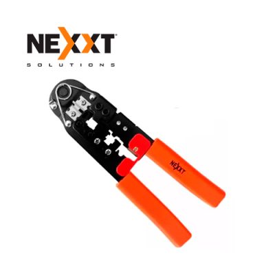 PONCHADORA CORTADORA Y PELADORA PROFESIONAL 3 EN 1 NEXXT RJ45 RJ12 RJ11