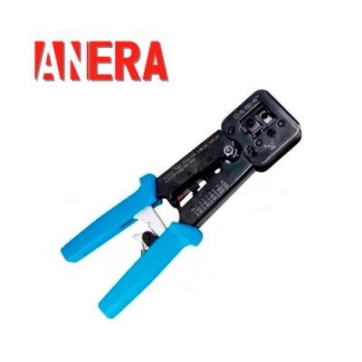 PONCHADORA DE PASO EZ-RJ45 3 EN 1 PROFESIONAL RJ45/RJ11/RJ12 AZUL