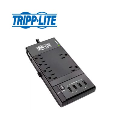 PROTECTOR DE VOLTAJE TRIPP-LITE TLP66USBR 3.4A 6 TOMAS 120V 4xUSB