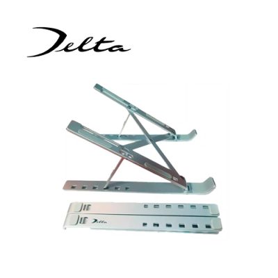 SOPORTE AJUSTABLE DELTA PARA LAPTOP INCLINABLE 6 NIVELES DE ALUMINIO