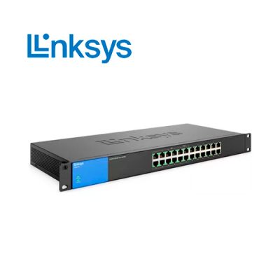 SWITCH LINKSYS LGS124P DE 24 PUERTOS GIGABIT 10/100/1000 CON 12 PUERTOS PoE+ 120W