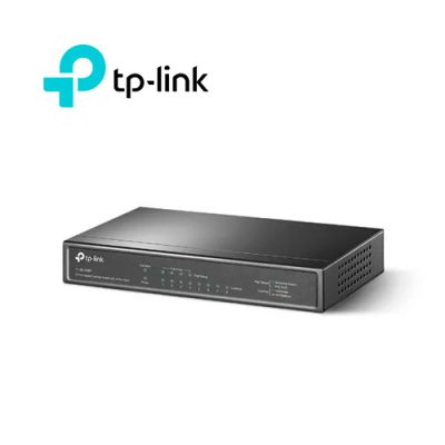 SWITCH TP-LINK TL-SG1008P DE 8 PUERTOS GIGABIT 10/100/1000 CON 4 PUERTOS PoE