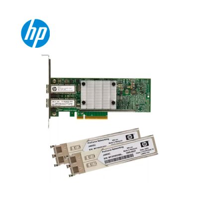 TARJETA DE RED HP 652501-001 PCI-E 3.0 X8 DE 2 SLOTS 530 SFP+ 10GIGABIT + LOW PROFILE + MODULO SFP+ MM SR HP 455885-001 PARA 530SFP+ 10G CONECTOR LC