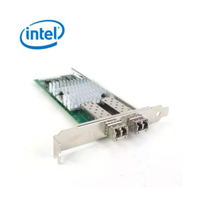 TARJETA DE RED INTEL X520-DA2 PCI-E x4 DE 2 SLOTS SFP+ 10GIGABIT + MODULO DE FIBRA INTEL FTLX8571D3BCV-IT PARA X520-DA2 10 GIGABIT CONECTOR LC