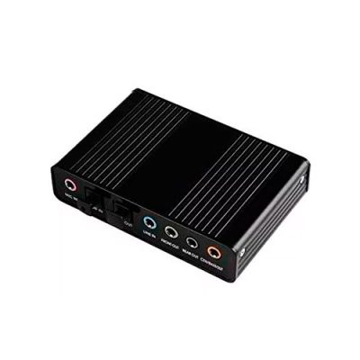 TARJETA DE SONIDO EXTERNA B075F5VYG7 USB 2.0 DE 6 CH 5.1 + OPTICOS SPDIF