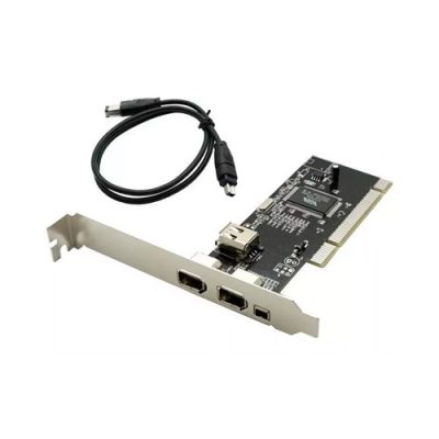 TARJETA PCI DE 3+1 PUERTOS FIREWIRE IEEE-1394 PUERTOS 6/4 + CABLE