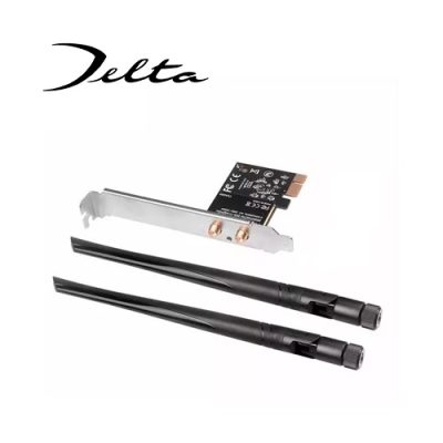 TARJETA WIRELESS AC1200 DELTA DUAL BAND PCI-E x1 1200Mbps DOS ANTENAS