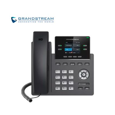 TELEFONO IP GRANDSTREAM GRP2612P PARA VoIP 4 CUENTAS SIP GRADO OPERADOR CON DOS PUERTOS 10/100 PoE