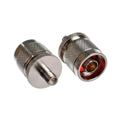 ADAPTADOR N MACHO PLUG A RP-SMA MACHO JACK NIQUELADO / CHAPADO EN ORO