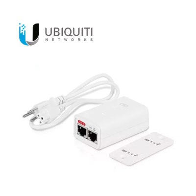 ADAPTADOR POE UBIQUITI UNIFI POE-24-7W-G-WH GIGA 24VDC A 0.3A