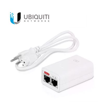 ADAPTADOR PoE UBIQUITI U-POE-AF 15.4W Y 48VDC 802.3AF GIGABIT