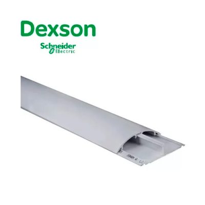 CANALETA PLÁSTICA DE PISO DEXSON CON DIVISION PVC 60 x 13 mm GRIS