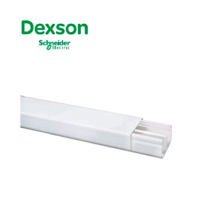 CANALETAS PLÁSTICAS DEXSON CON DIVISION PVC 40 X 25MM 10 UNIDADES