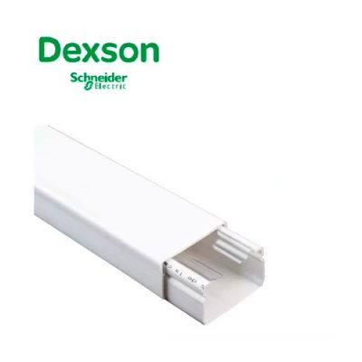 CANALETAS PLÁSTICAS DEXSON SIN DIVISION PVC 60 X 40MM 10 UNIDADES